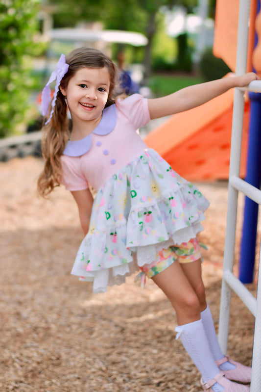 Ari Tunic Set - Pastel Hungry Caterpillar