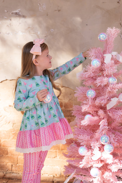 Chloe Tunic Set - Frosted Winterland