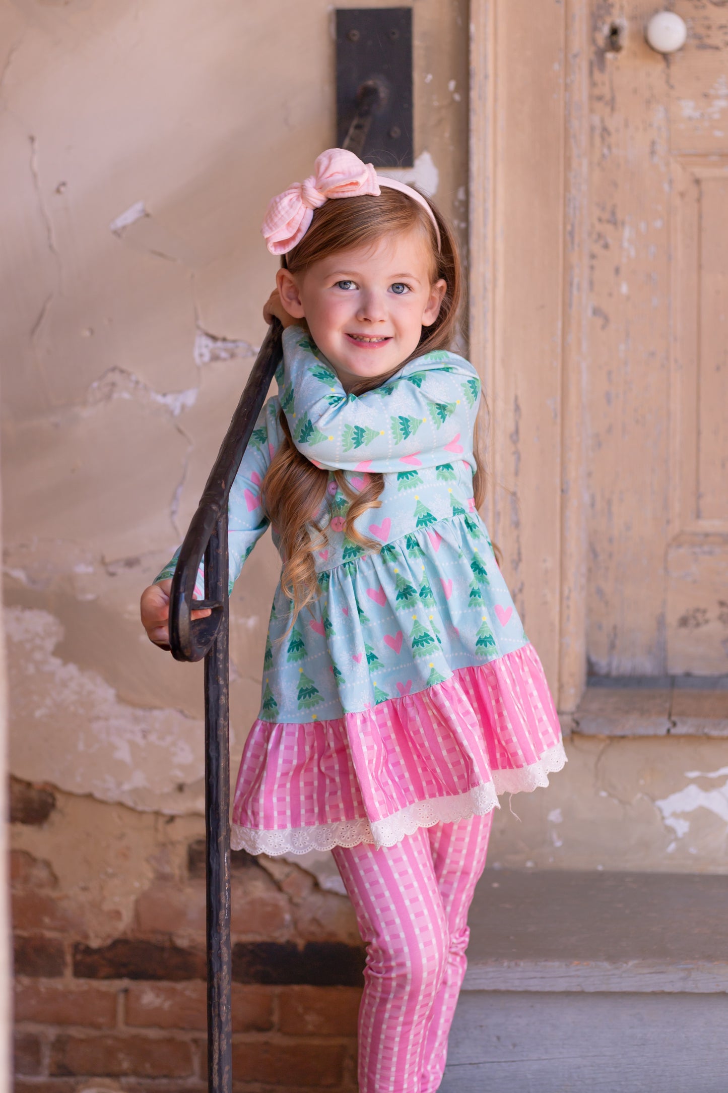 Chloe Tunic Set - Frosted Winterland