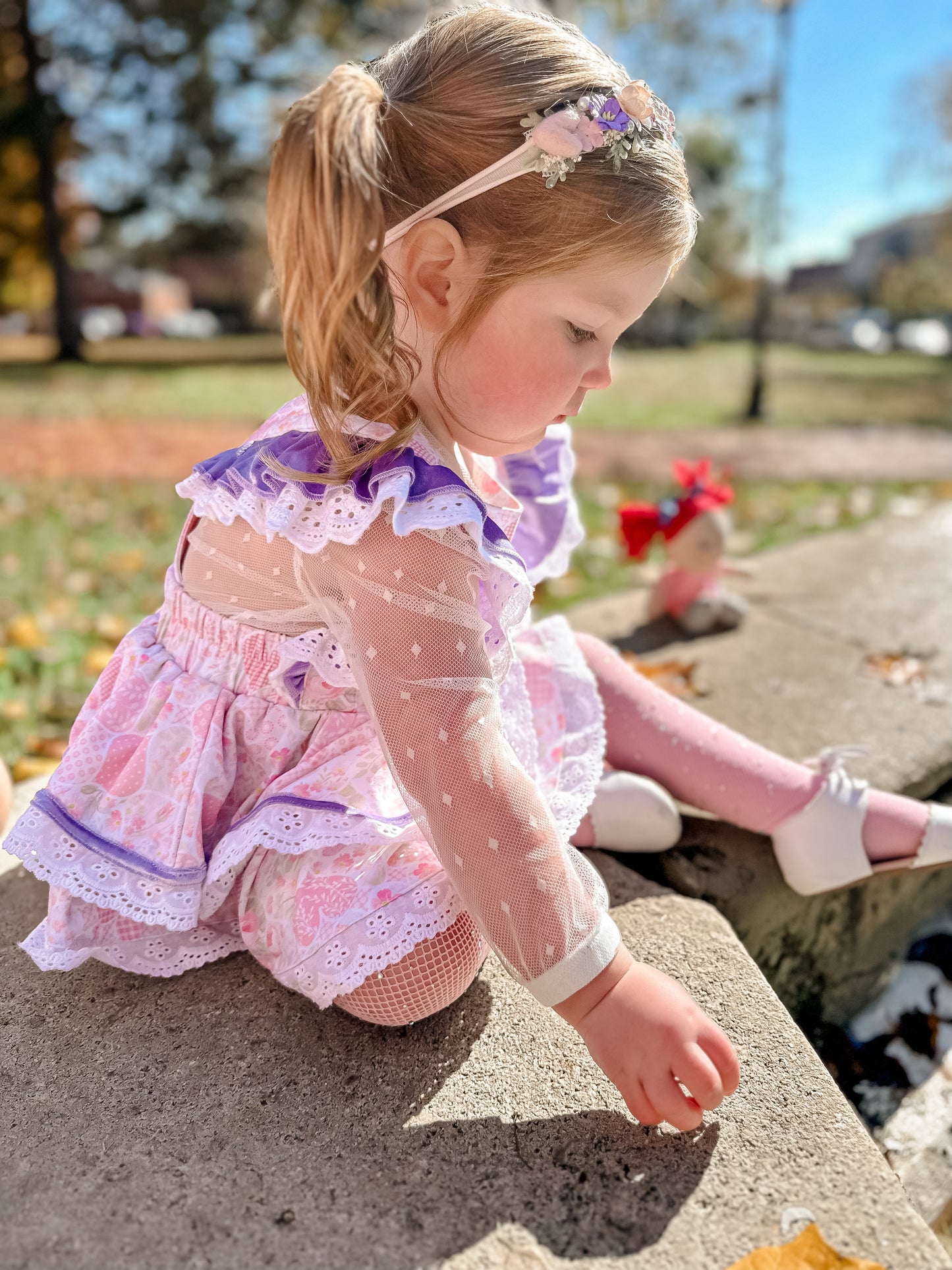 Quilted Hearts - Skirted Romper