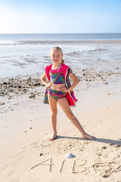 Ruffle Tankini Set - Color Me Wild