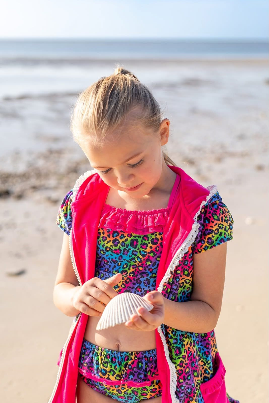 Ruffle Tankini Set - Color Me Wild
