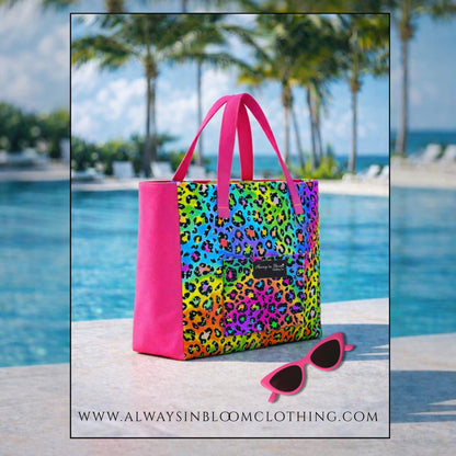 Luxe Weekender Tote Bag - Color Me Wild