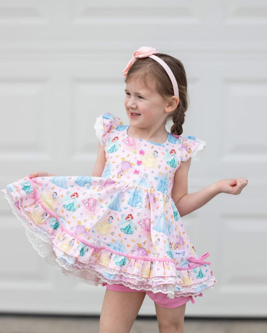 BLACK FRIDAY EXCLUSIVE! Riley 3 Piece Tunic Set - Twirls and Tiaras