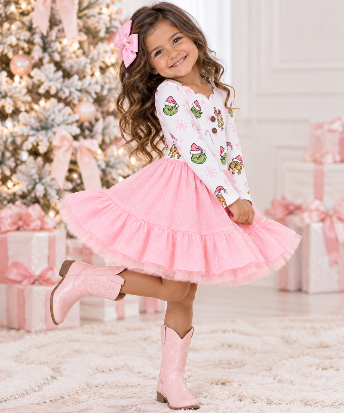 Glam Twirl Dress Set - Merry Mischief
