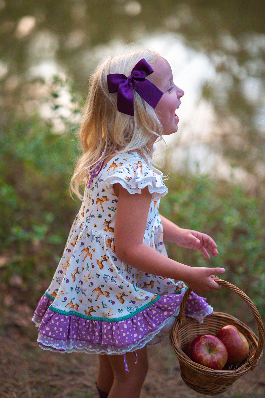 Riley Tunic Set - Woodland Friends