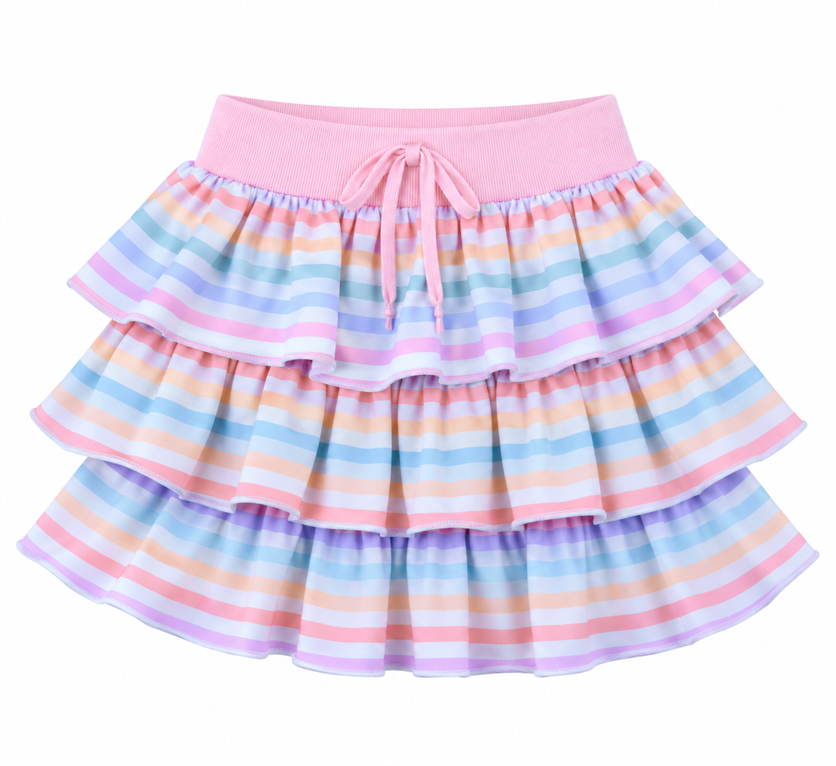 Cotton Candy Striped Skort