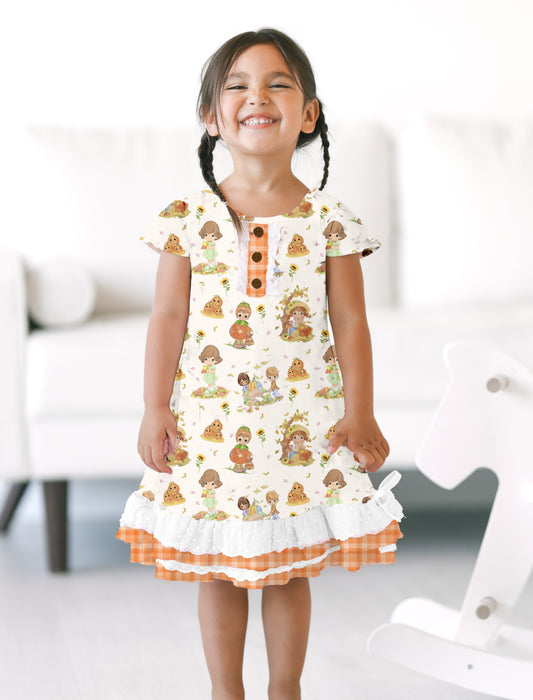 Daydream Lounge Gown Set - Precious Autumn