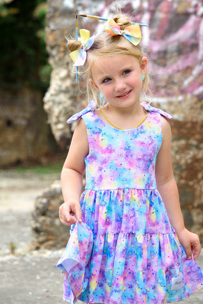 Play All Day Athleisure Dress Set - Cotton Candy Cosmos