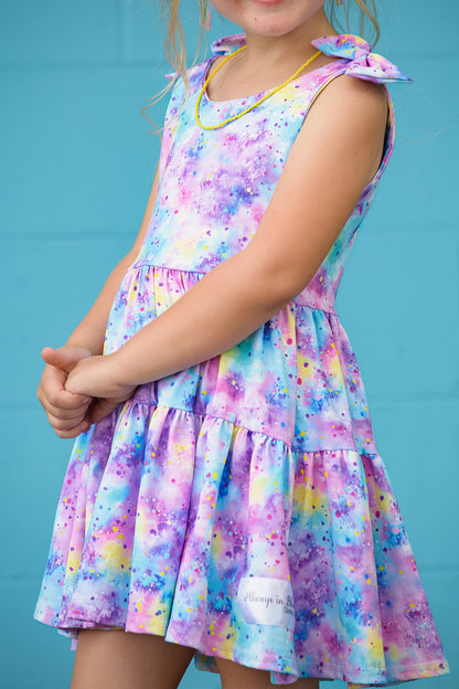 Play All Day Athleisure Dress Set - Cotton Candy Cosmos