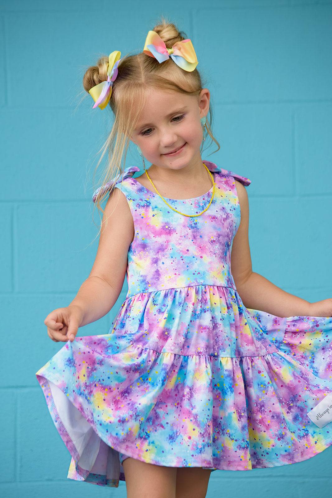Play All Day Athleisure Dress Set - Cotton Candy Cosmos