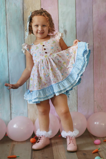 Riley Tunic Set - Pink Peter Rabbit