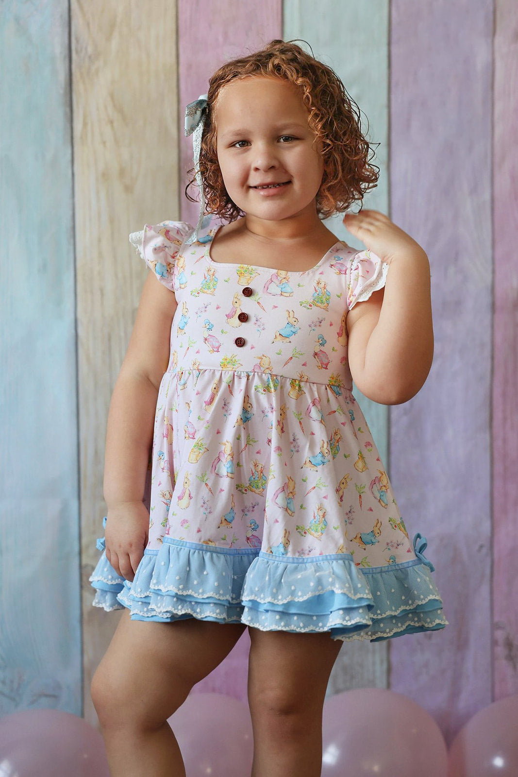 Riley Tunic Set - Pink Peter Rabbit
