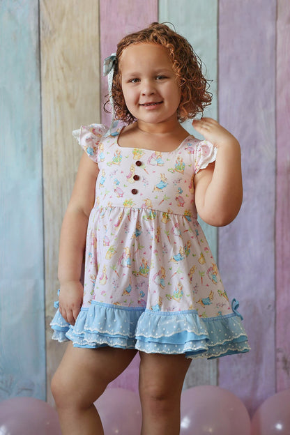 Riley Tunic Set - Pink Peter Rabbit