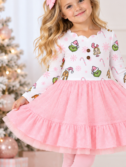 Glam Twirl Dress Set - Merry Mischief