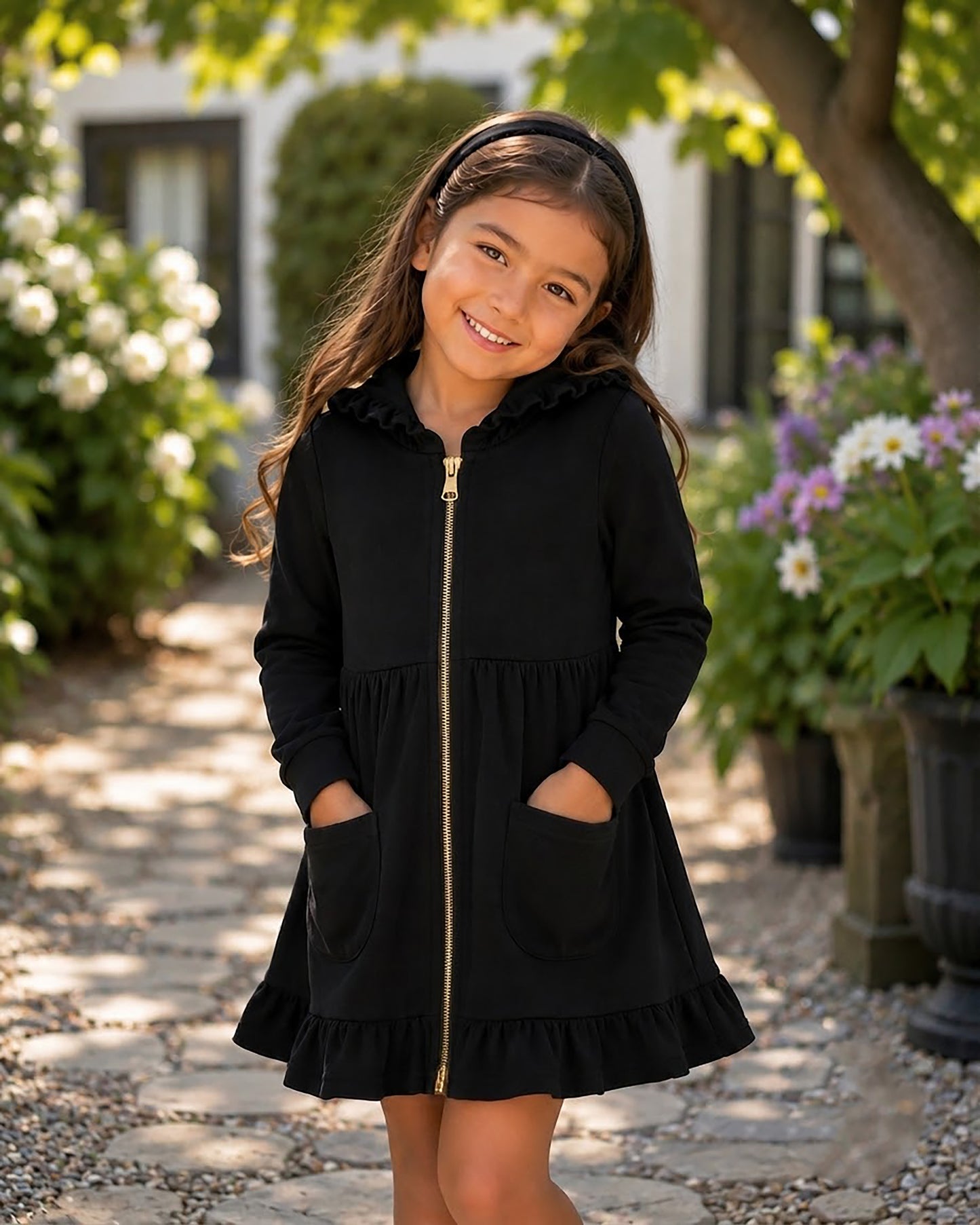 Luxe Autumn Ruffle Zip Cardigans