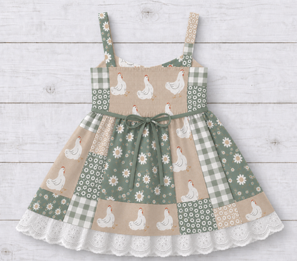 Charlotte Dress Set - Hen House Blooms