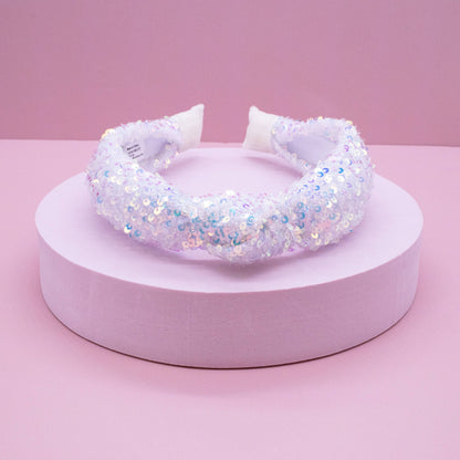 Kids Knot Headband - Sequin Knotted Hair Band Accessories