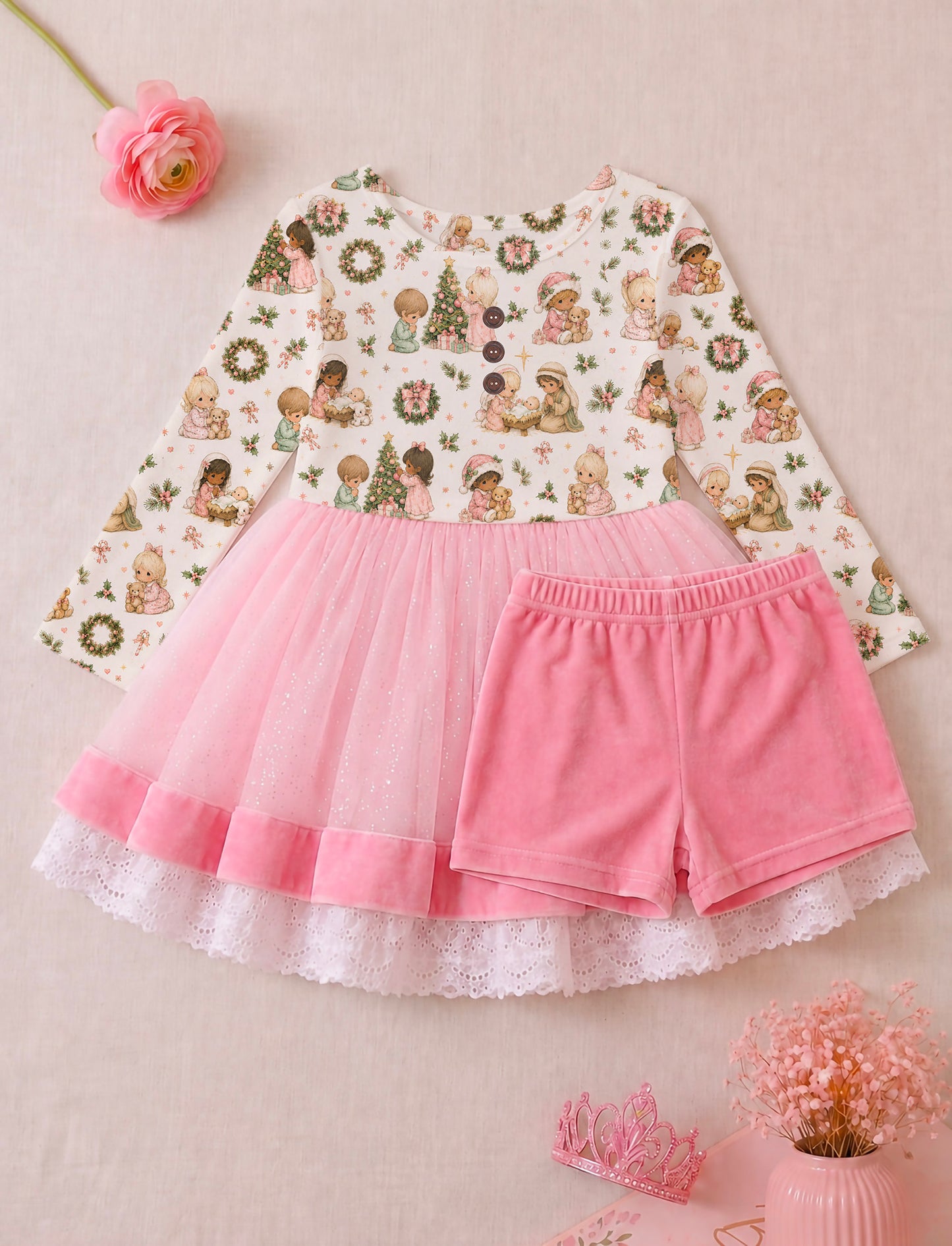 Noelle Dress Set - Precious Christmas