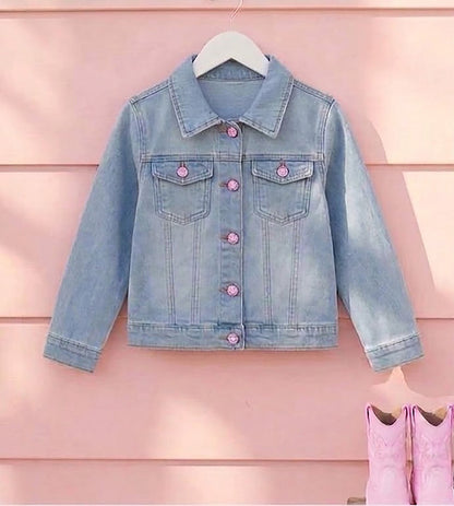 Rhinestone Cowgirl Denim Jacket - Love, Dolly