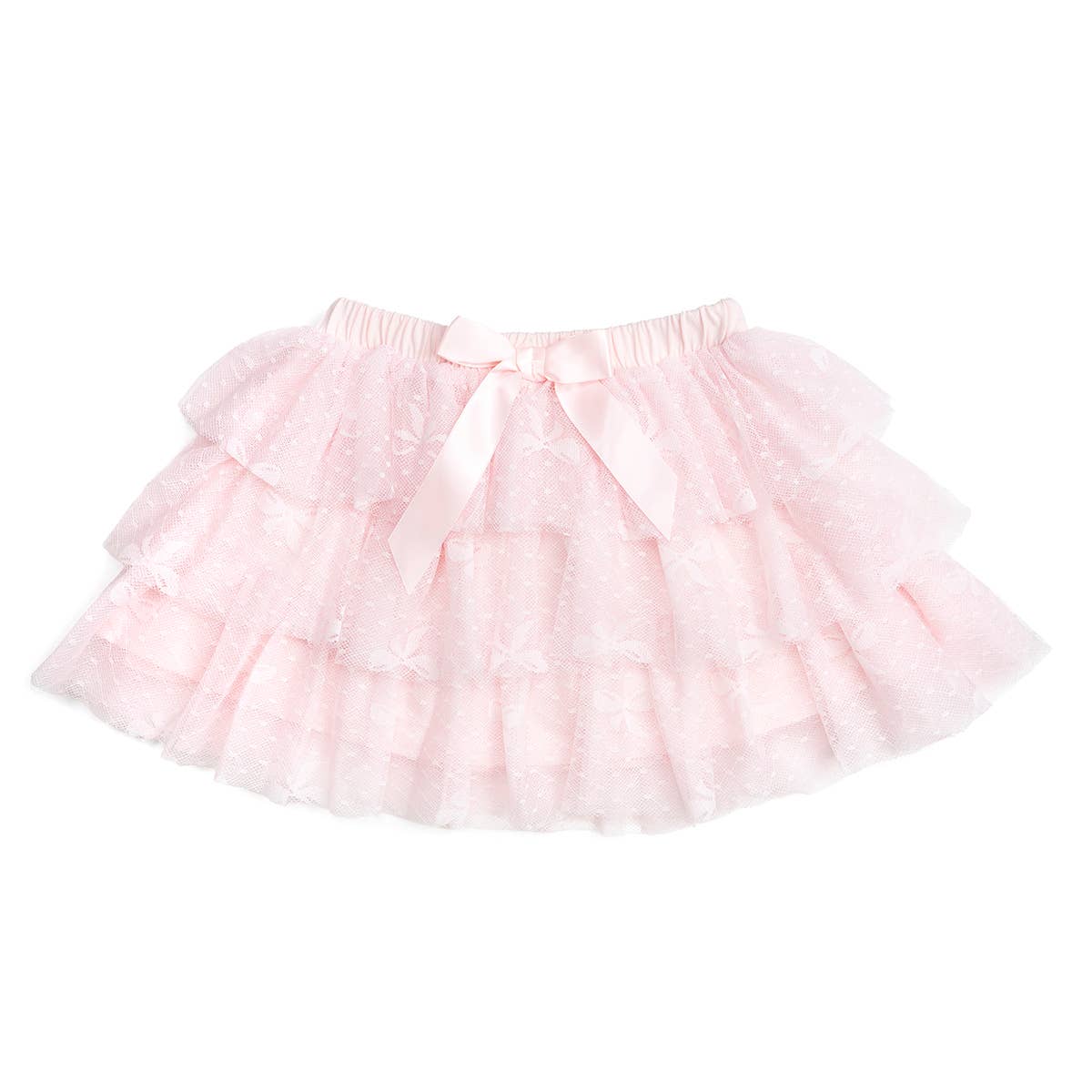 Bow Lace Tiered Tutu - Kids Boutique Clothing
