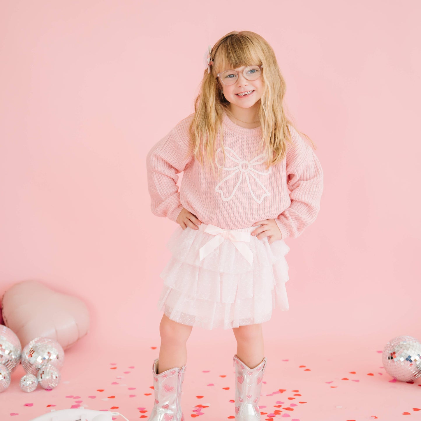 Bow Lace Tiered Tutu - Kids Boutique Clothing