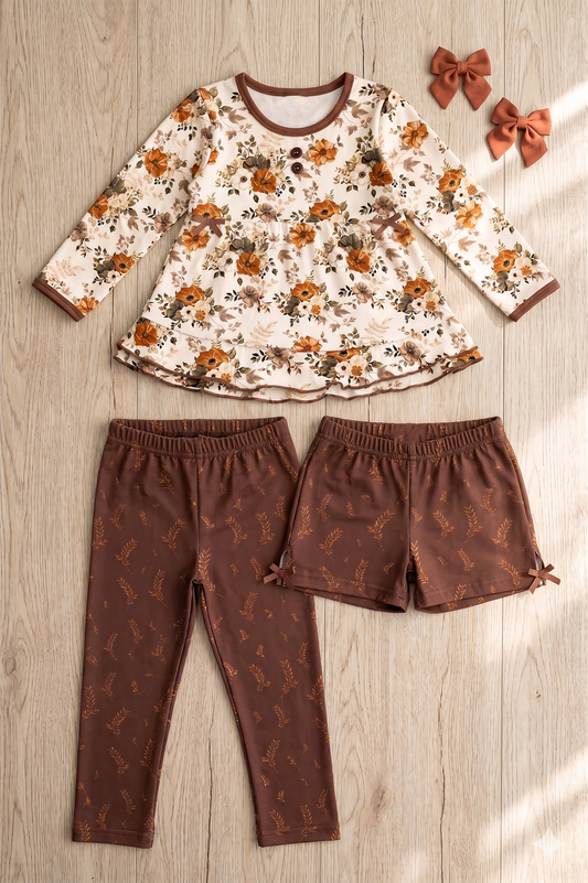 Play All Day 3 Piece Set - Autumn Blossom