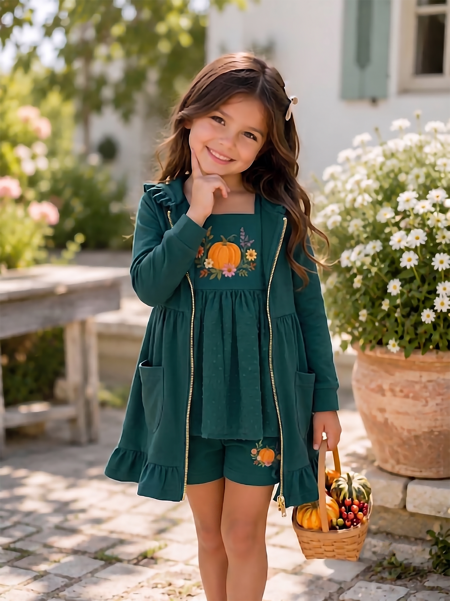 Luxe Autumn Ruffle Zip Cardigans