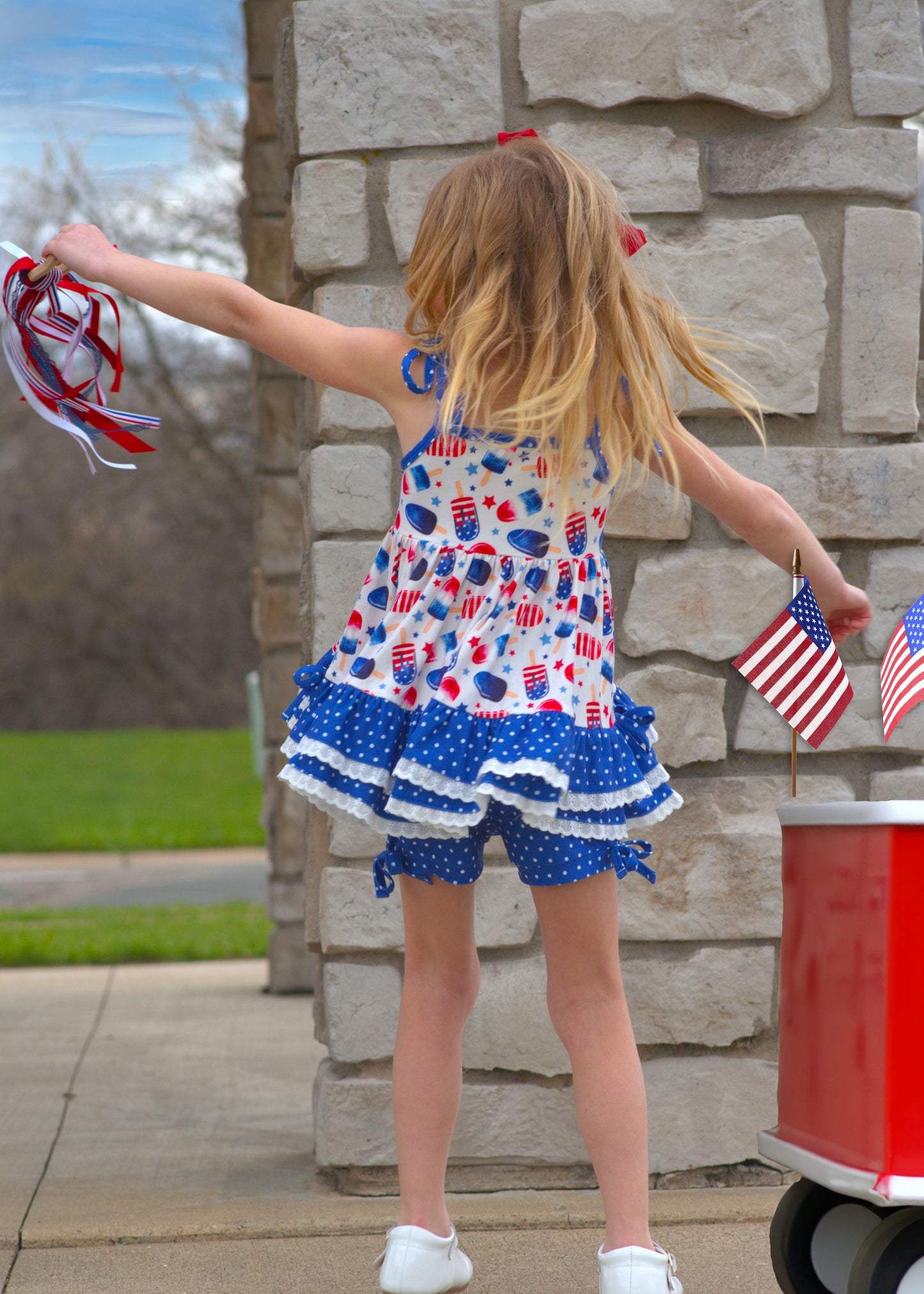 Patriotic Popsicles Tunic Set