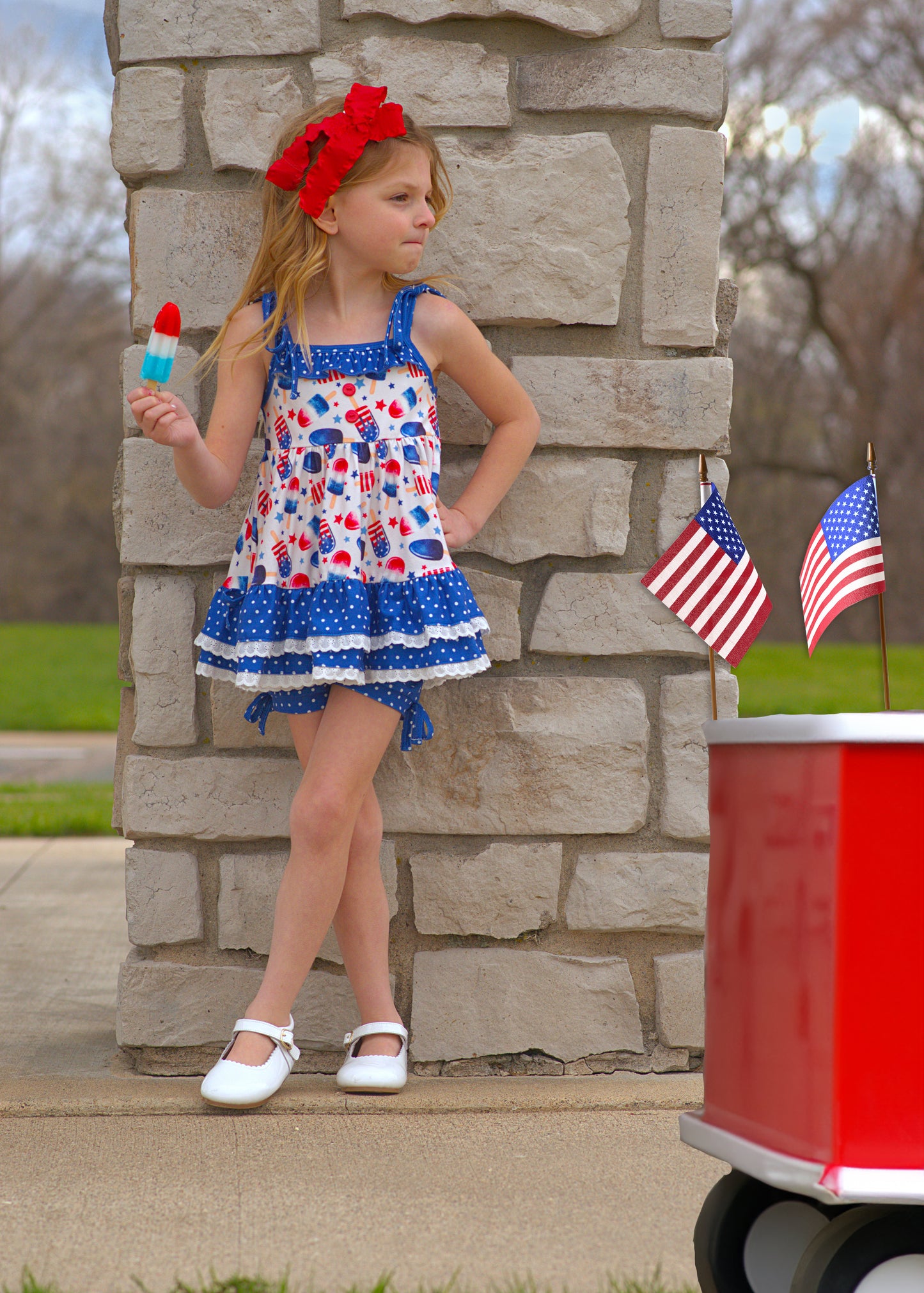 Patriotic Popsicles Tunic Set