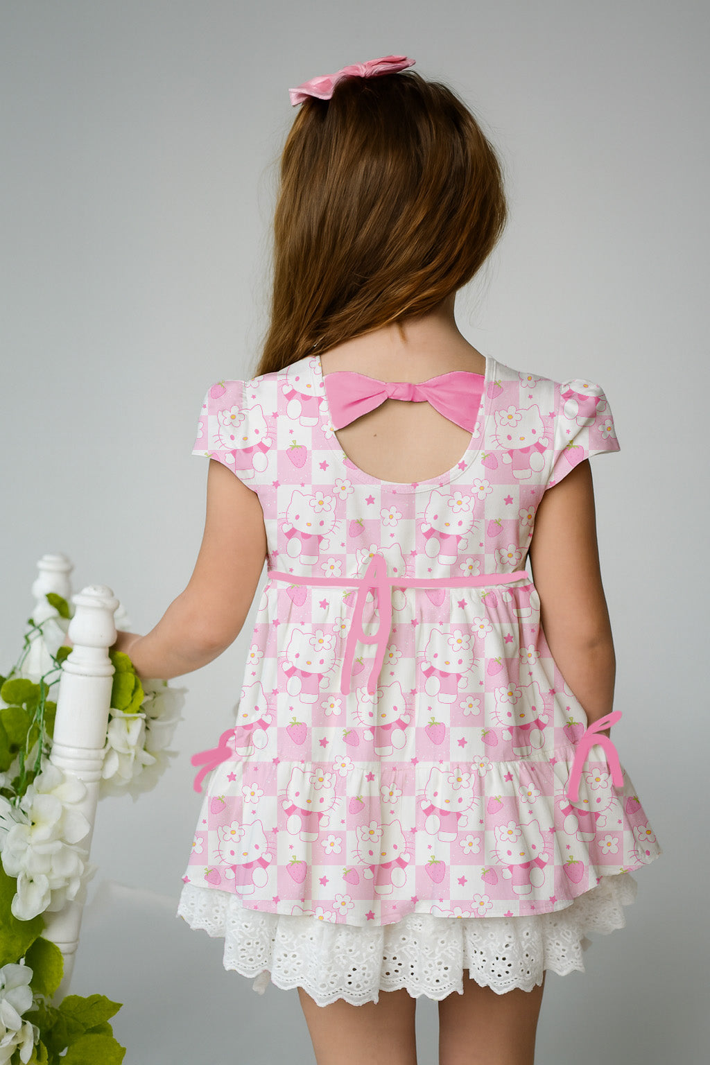 Cyber Monday Doorbuster! | Blair 3 Piece Tunic Set - Strawberry Checkered HK