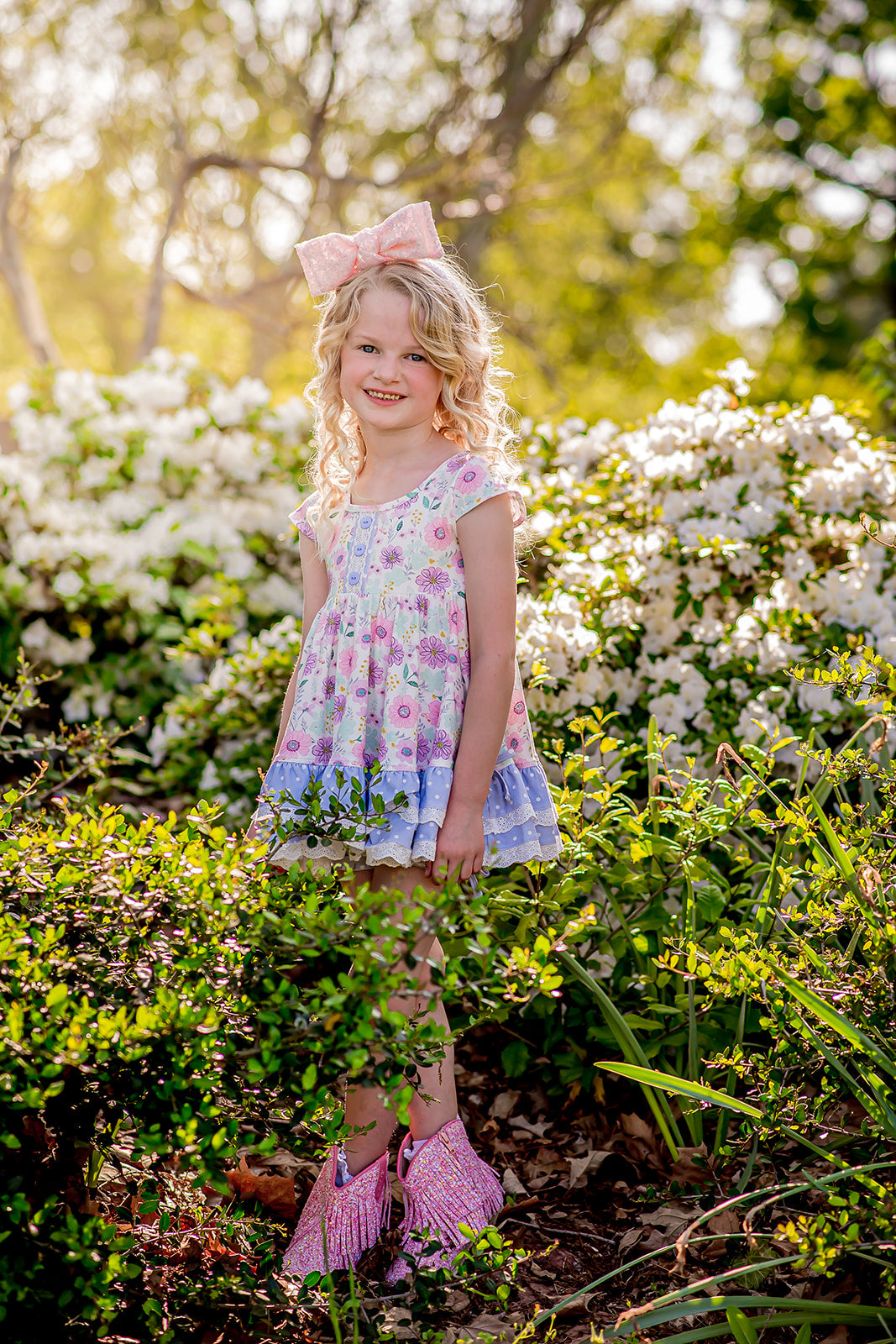 Chloe Tunic Set - Pastel Floral