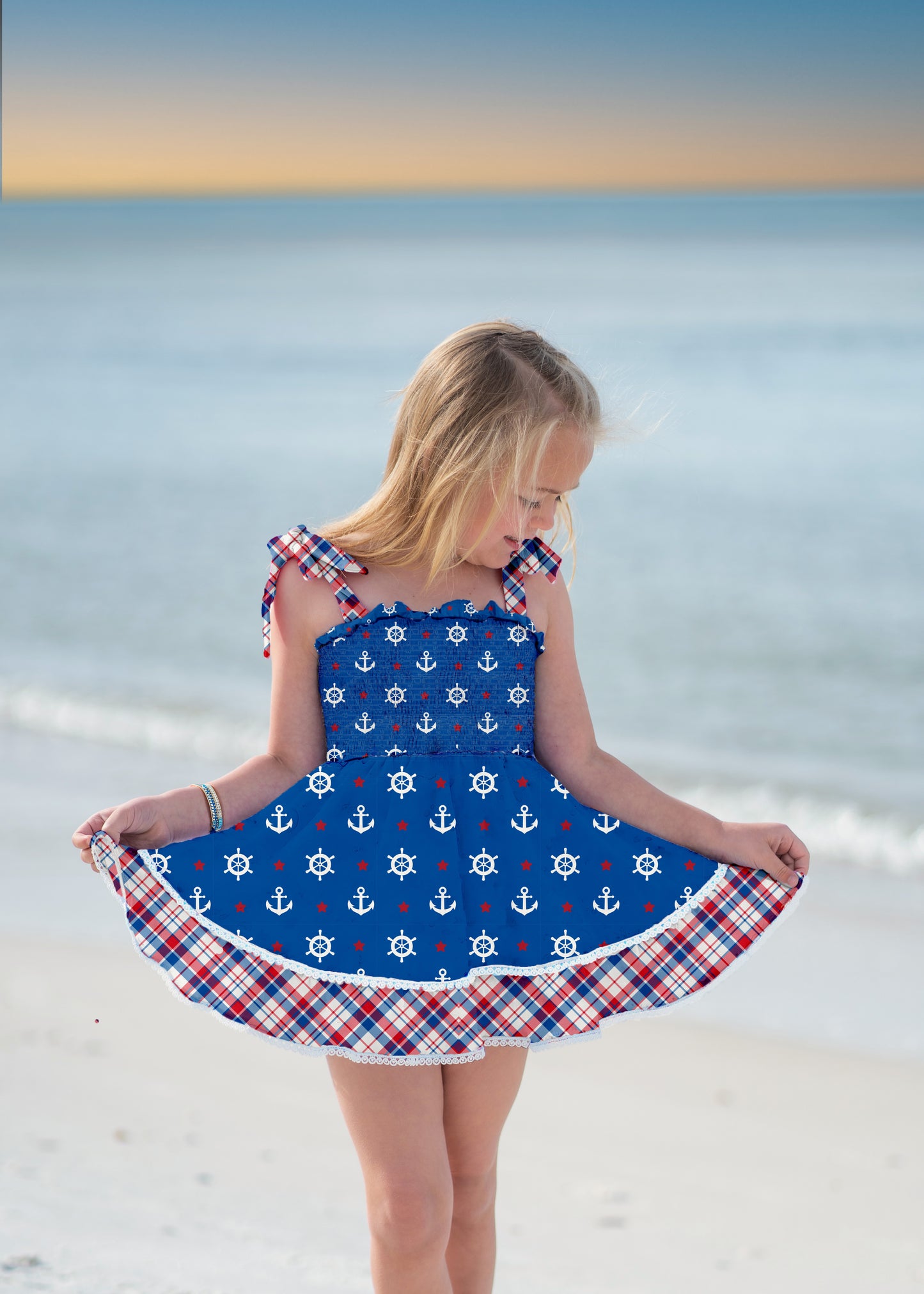 Summer In Bloom Tunic Set - Anchors Away