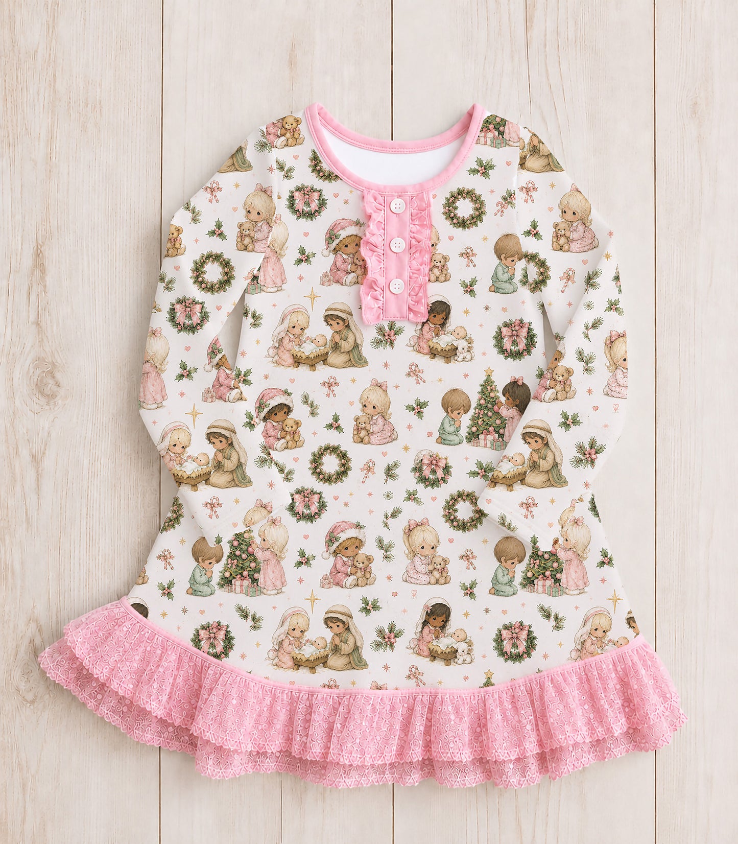 Daydream Lounge Gown Set - Precious Christmas