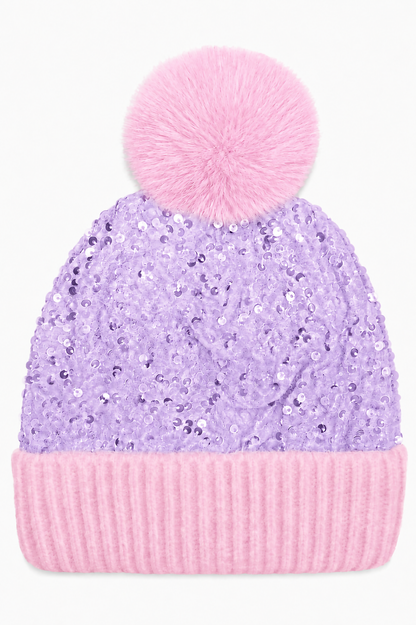 Luxe Sequins Beanie Hat