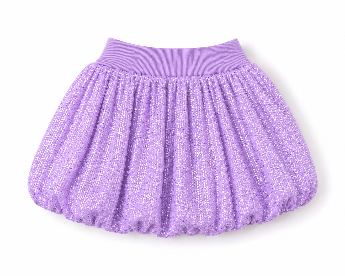 Girls Sequin Bubble Skort - Pretty in Purple