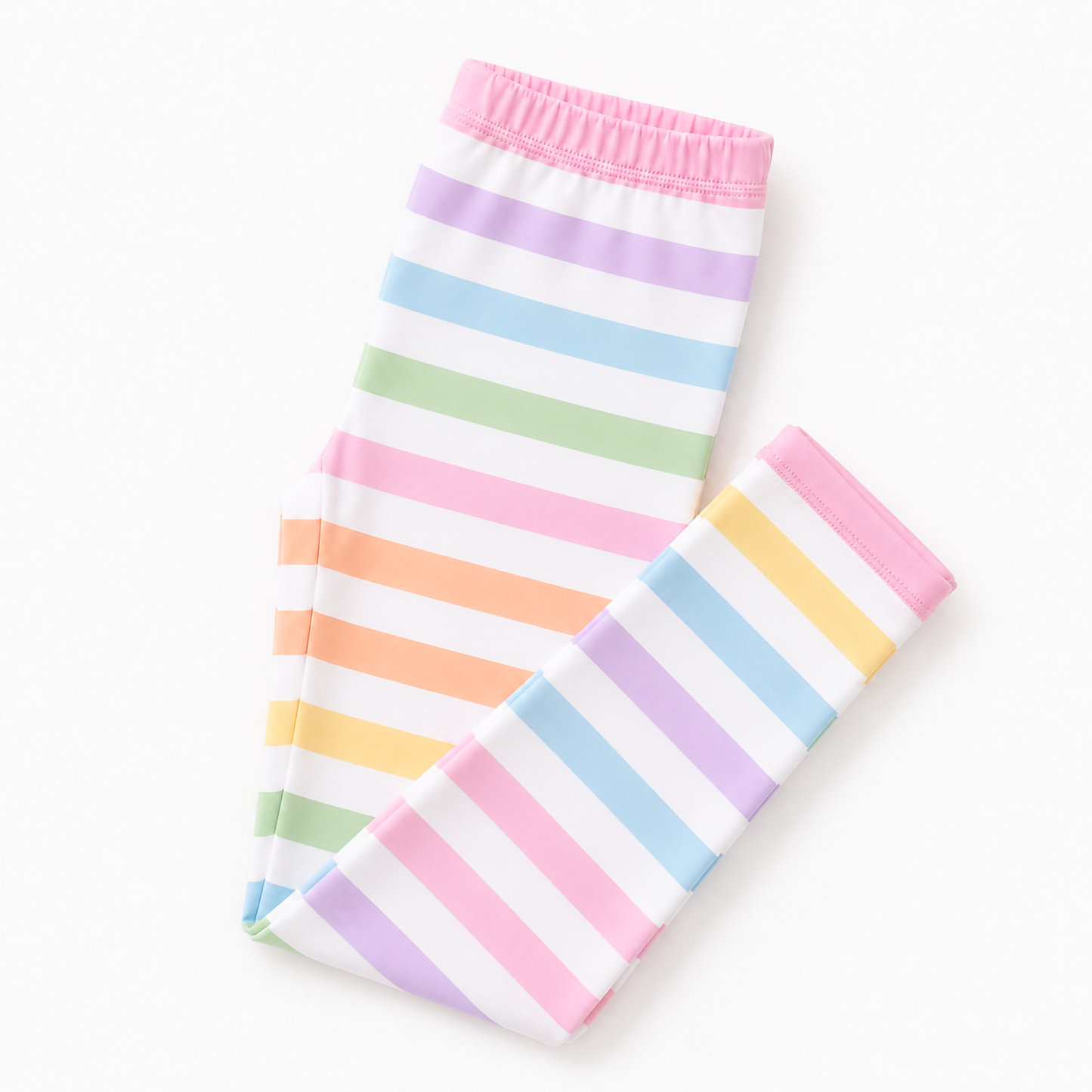 Luxe Leggings - Hallelujah Rainbow Stripes