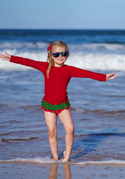 Unisex Rashguard - Watermelon Red