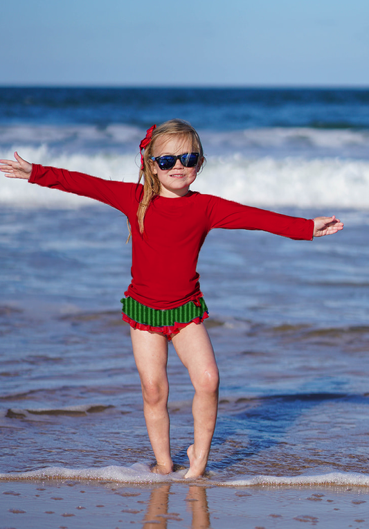 Unisex Rashguard - Watermelon Red