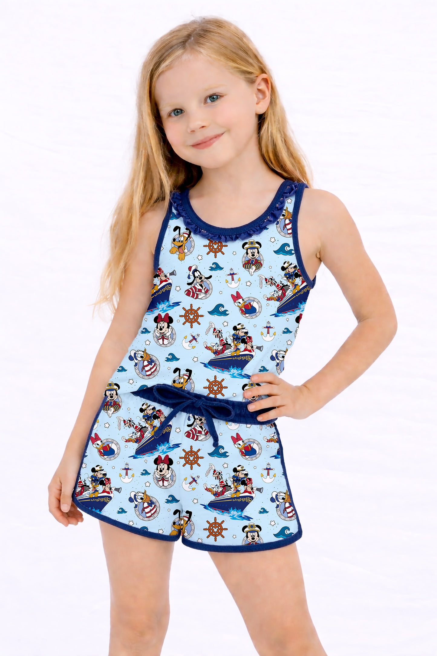 Ruffle Tank Play Set - Sail Away