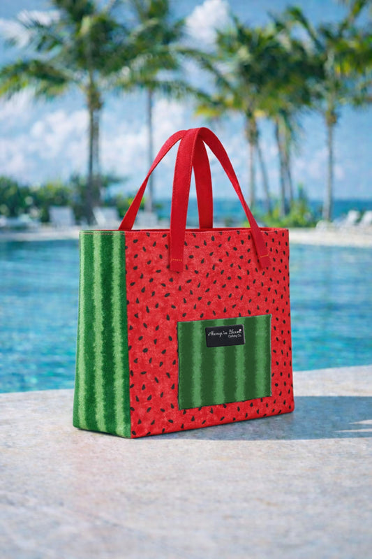 Luxe Weekender Tote Bag - One in a Melon