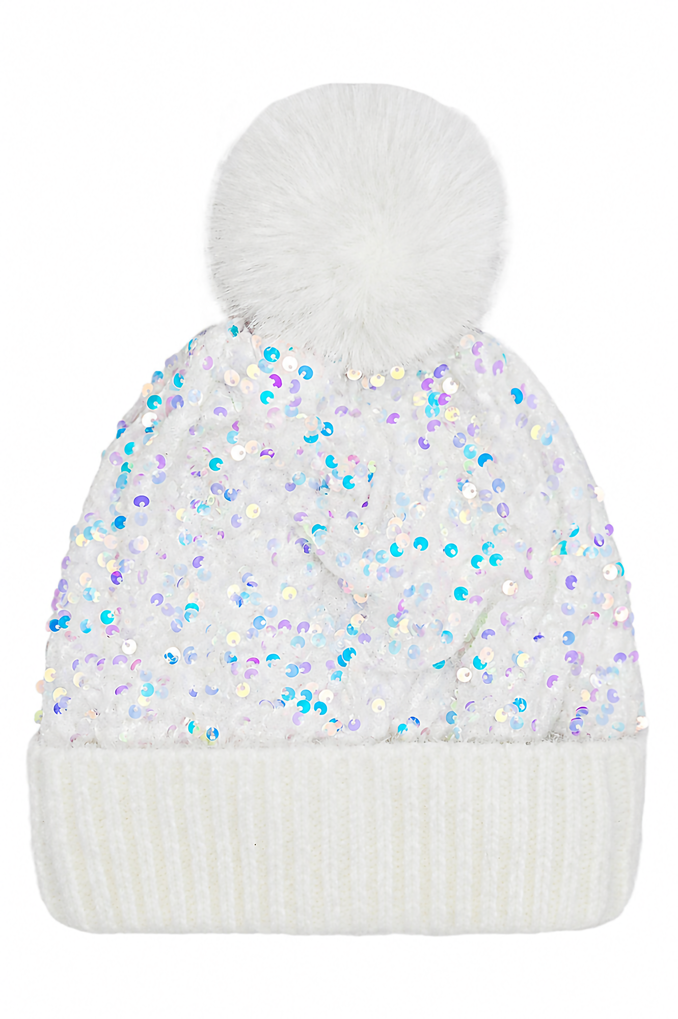 Luxe Sequins Beanie Hat