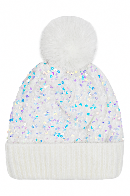 Luxe Sequins Beanie Hat