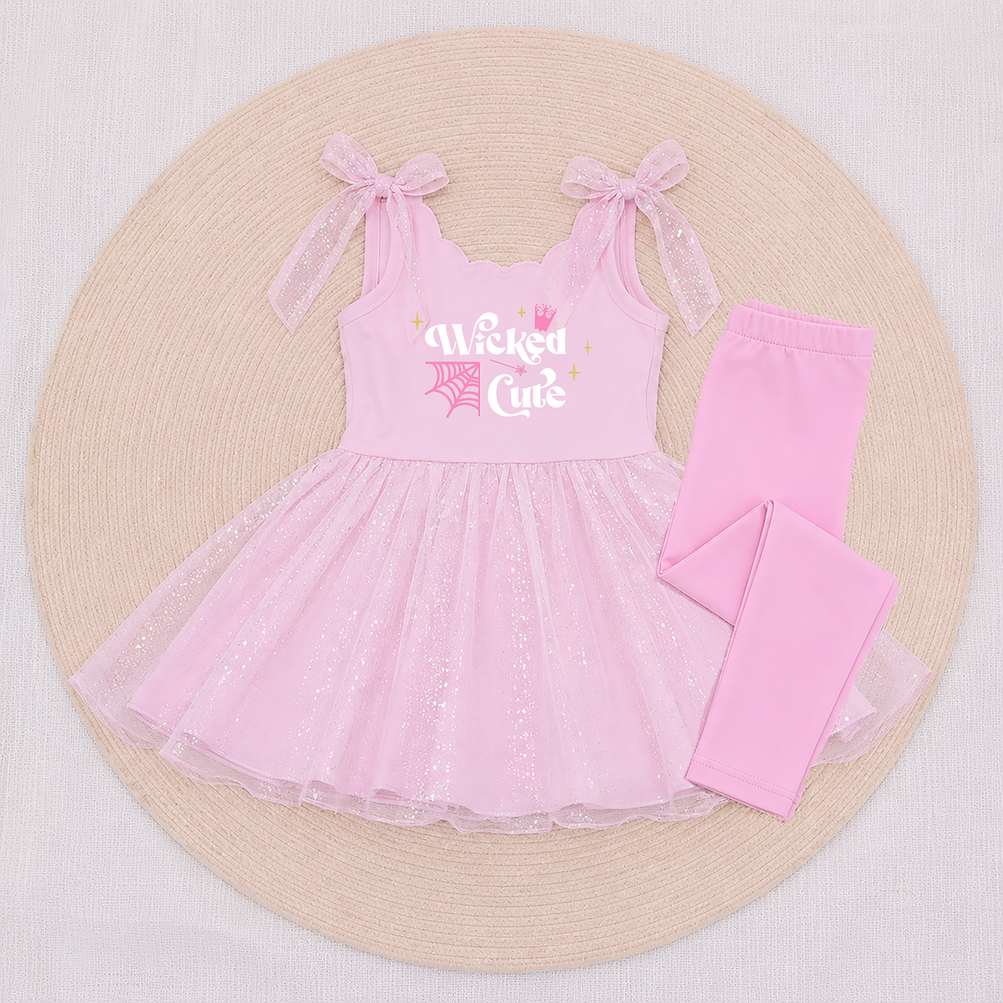 Glam Twirl Dress  - Wicked Pink