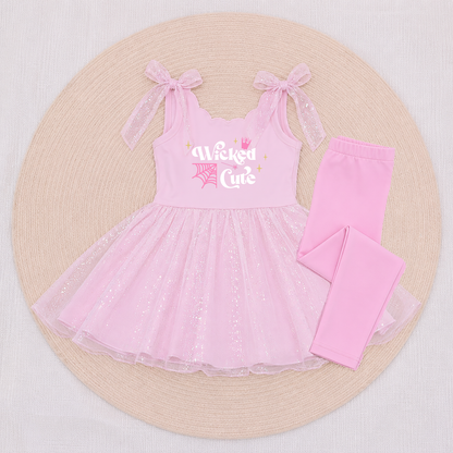 Glam Twirl Dress  - Wicked Pink