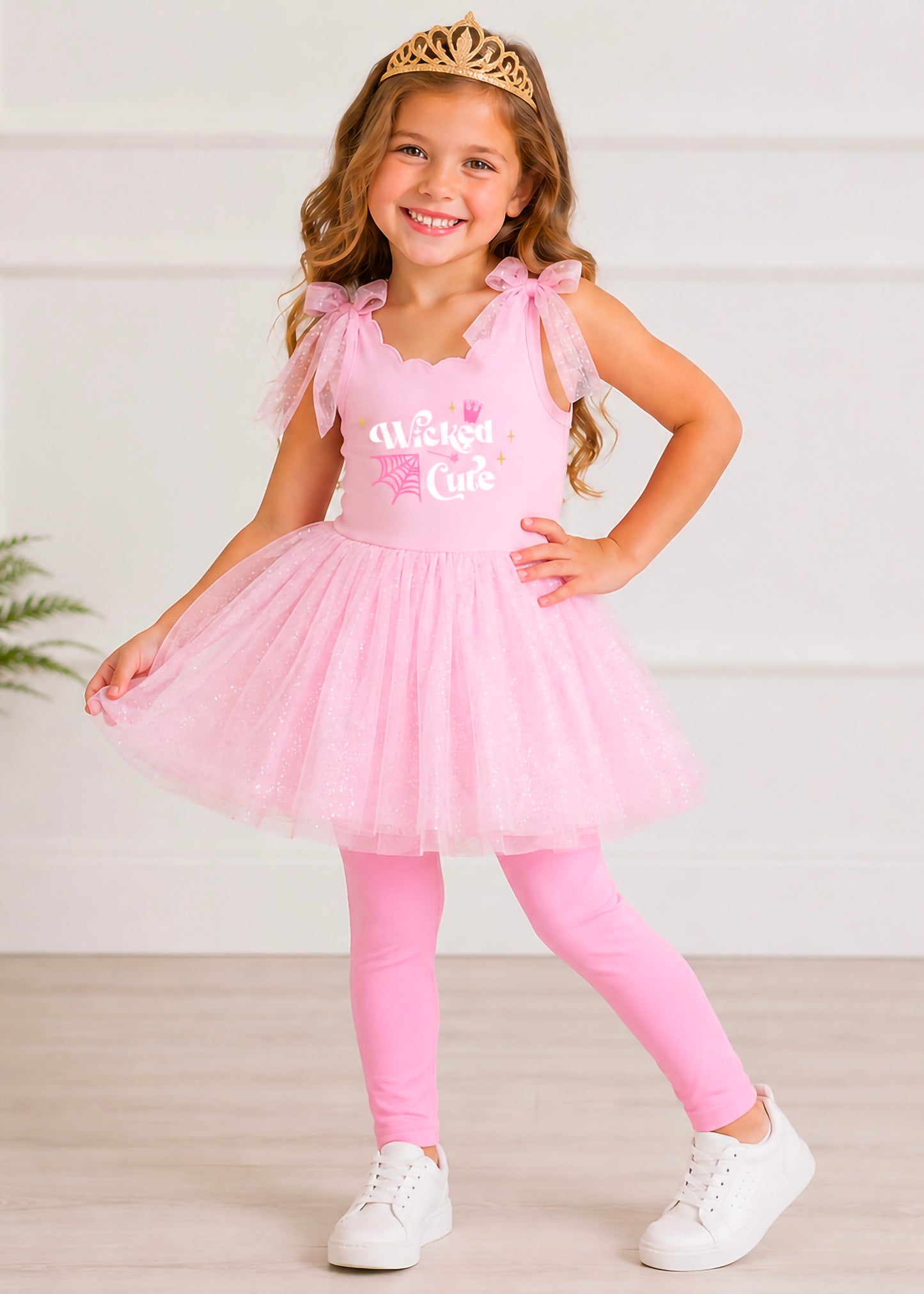 Glam Twirl Dress  - Wicked Pink