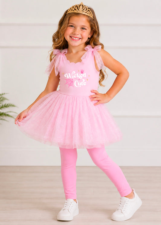 Glam Twirl Dress  - Wicked Pink