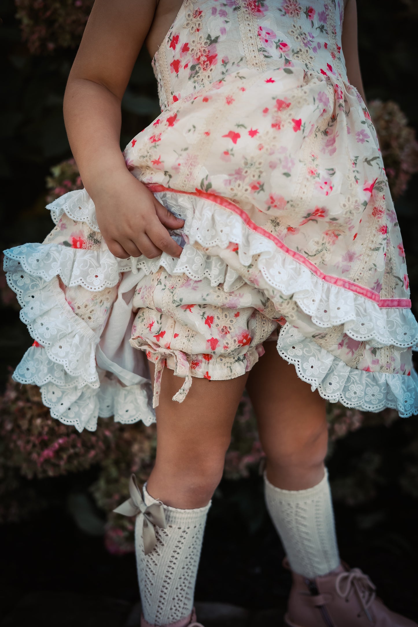 Vintage Spring Pinafore Dress