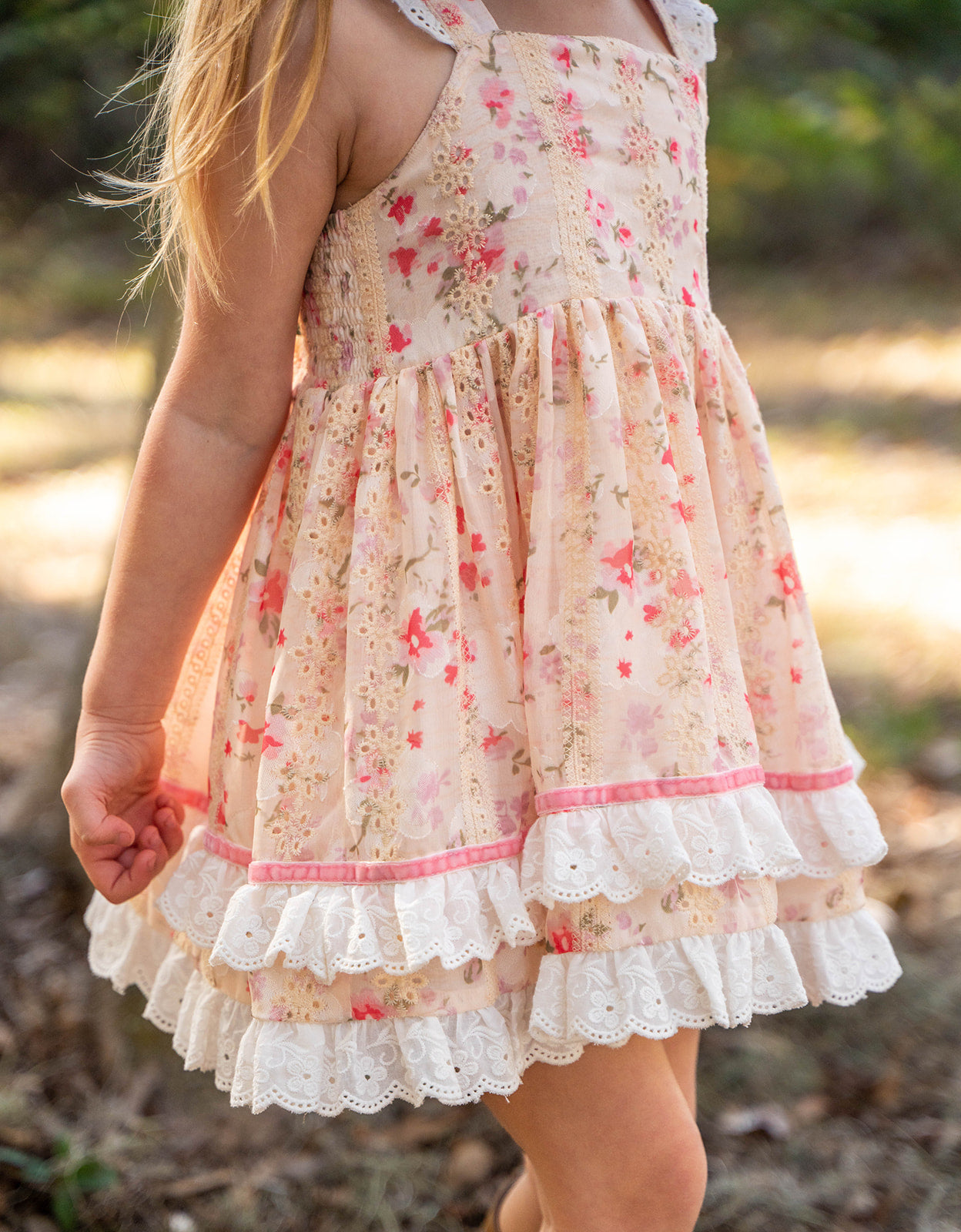 Vintage Spring Pinafore Dress