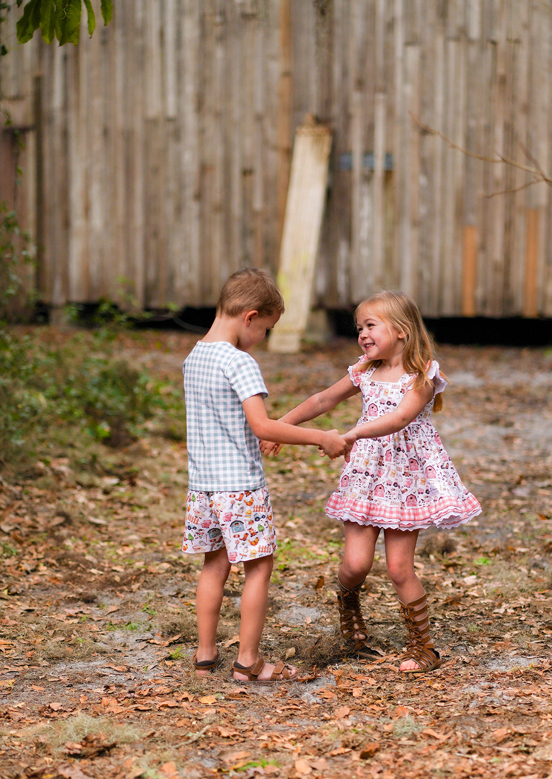 Riley Tunic Set - Charming Farm